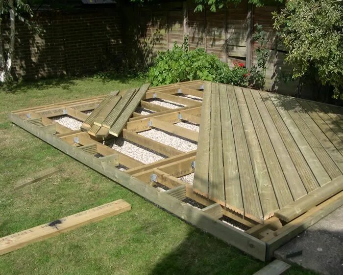 Пол в беседке из доски своими руками Pin on Prosjekter å prøve in 2024 Pallet patio decks, Decks backyard, Diy deck