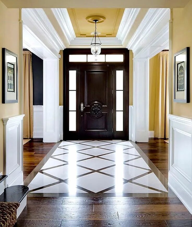 Пол в прихожей фото современный дизайн Pin on Home Foyer design, House design, Floor design