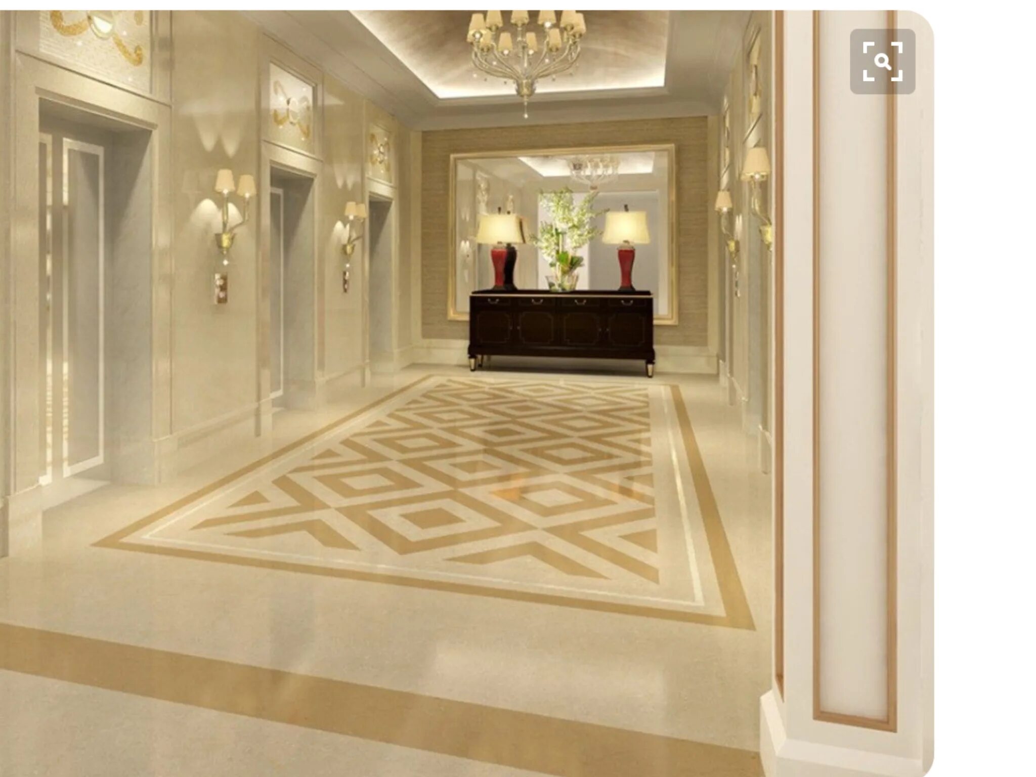 Пол в прихожей из керамогранита фото Clean and Elegant Hallway Design for Hotels and Homes