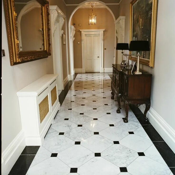 Пол в прихожей из керамогранита фото Inspiration Gallery TileStyle -Dublin, Ireland Marble flooring design, Floor des