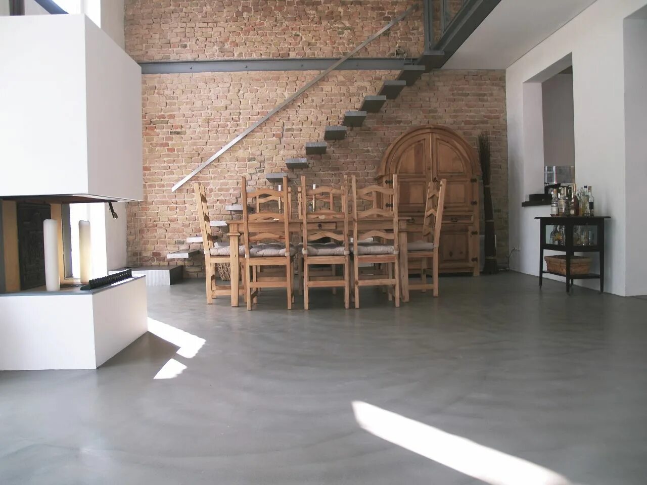 Пол в стиле лофт Betonlook für den Boden - DesignIgel Beton look, Betonoptik, Loft