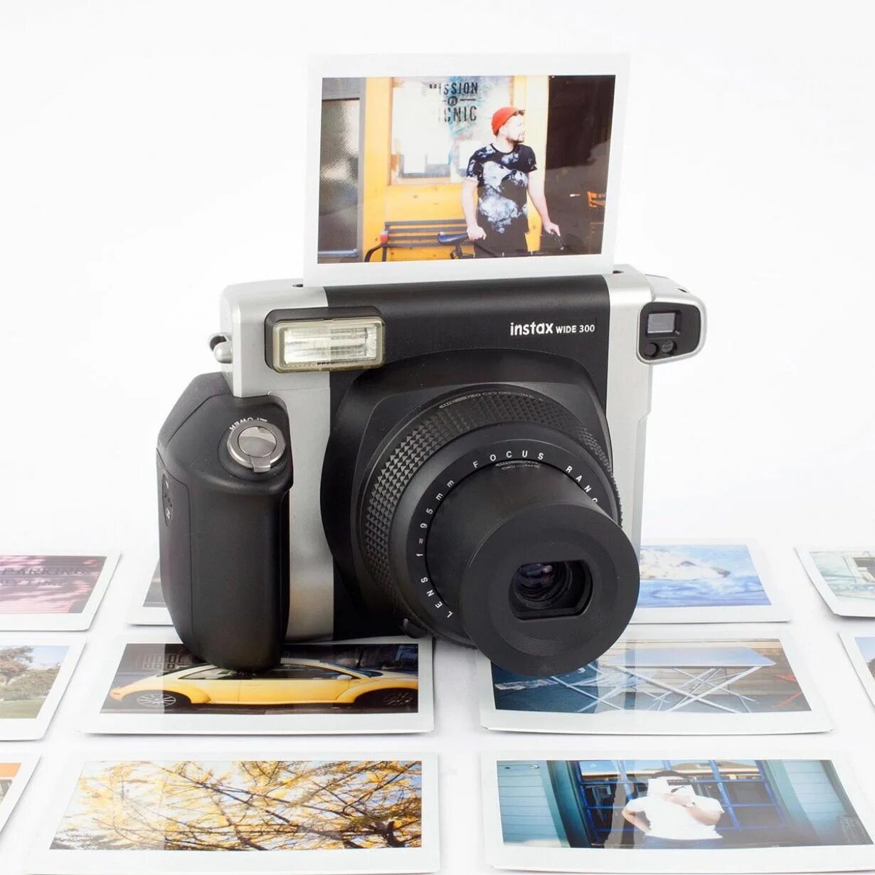 Полароид купить спб фотоаппарат с моментальным фото Instant Camera Fuji Instax 300 WIDE - Cadeauxfolies - Pickture