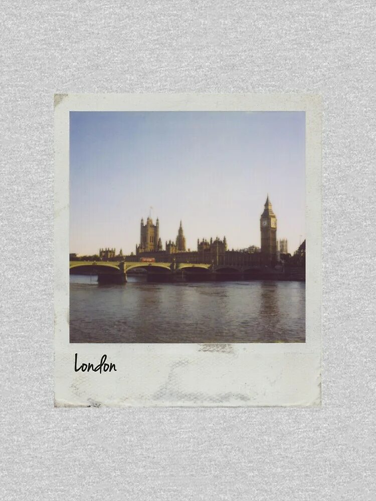 Полароидные фото спб T-shirt " Polaroid - Londres ", par exactablerita Redbubble