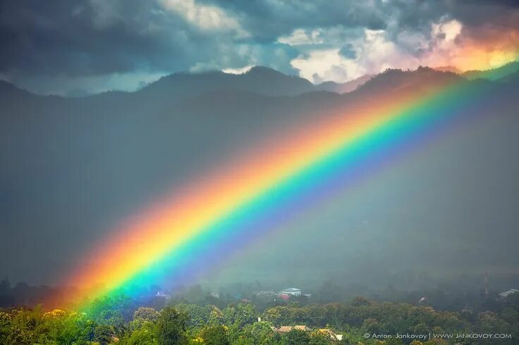 Поле радуга фото Rainbow (Pai Thailand) Rainbow after the rain, Rainbow pictures, Rainbow sky