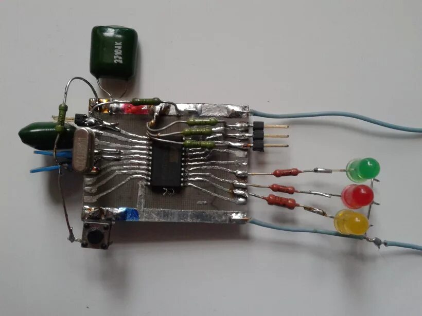 Полезные электронные самоделки Макетная плата для Attiny 2313 - Электроника, самоделки - Nazar - Участники - Фо