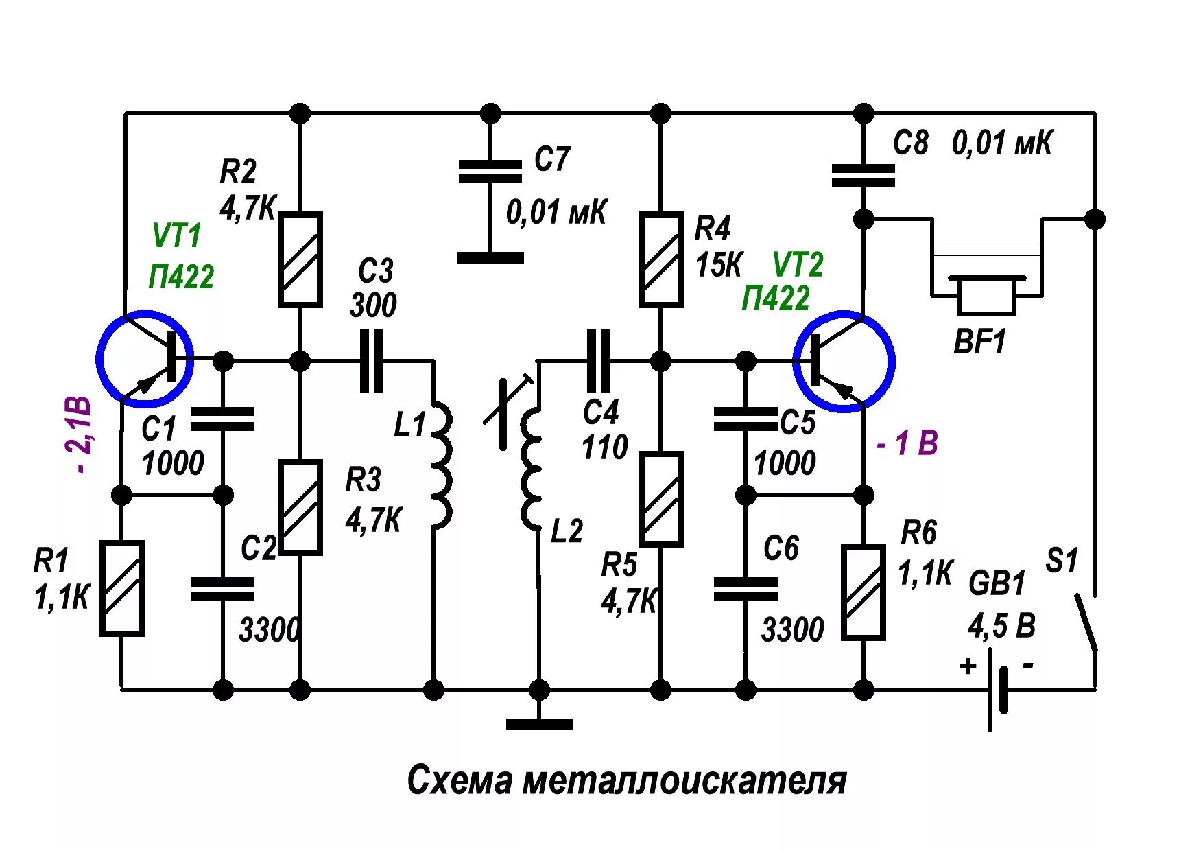 Полезные электронные схемы своими руками самоделки Металлоискатель для начинающих фото - DelaDom.ru