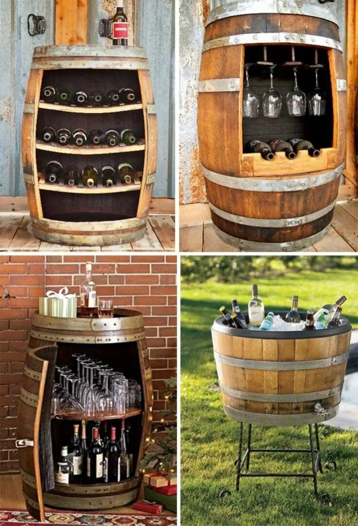 Полезные вещи для дачи своими руками a bar from the barrel Diy home decor, Cozy backyard, Home decor