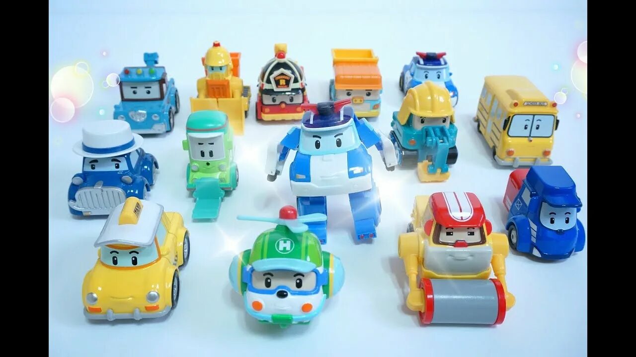 Поли игрушки фото Робокар Поли 로보카폴리 장난감 색칠놀이 (Robocar Poli Car Toys Drawings) - YouTube