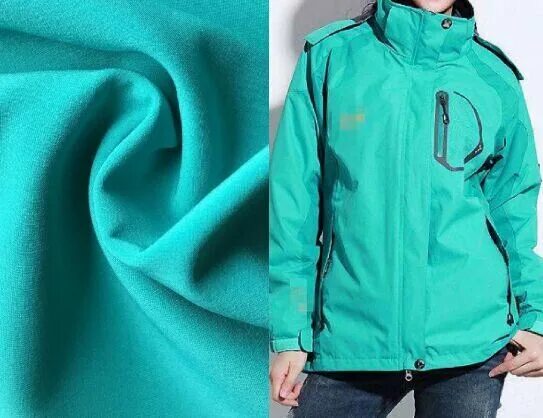 Полиэстер одежда фото 100% Polyester Stretch Fabric Laminated Polar Fleece Softshell Fabric for Jacket