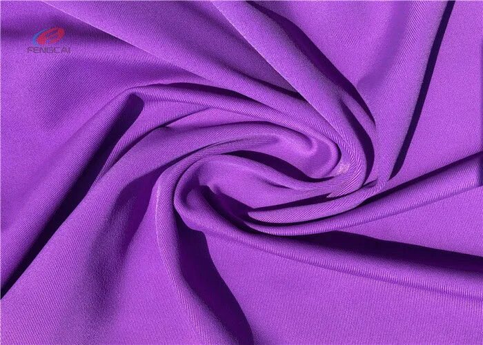 Полиэстер спандекс ткань фото Plain Dyed Shiny Colours Polyester Spandex Fabric , Warp Knitted Fabric