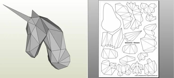 Полигональные фигуры выкройки скачать Pin su origami Origami geometrici, Arte della carta, Idee fai da te