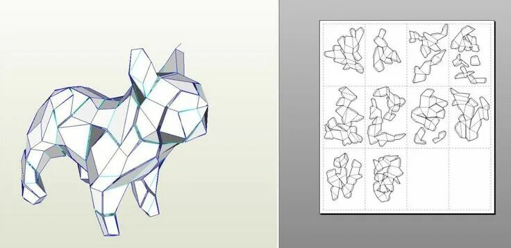 Полигональные фигуры выкройки скачать Паперкрафт для начинающих: собираем модели в 3 этапа Бумага для оригами, Бумажны