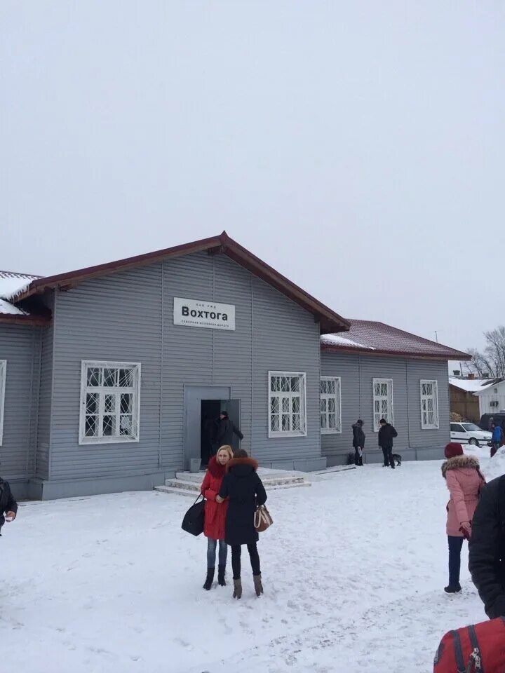 Поликлиника вохтога фото Photo: Вохтога, public transport stop, Russia, Vologda Region, Gryazovetskiy ray