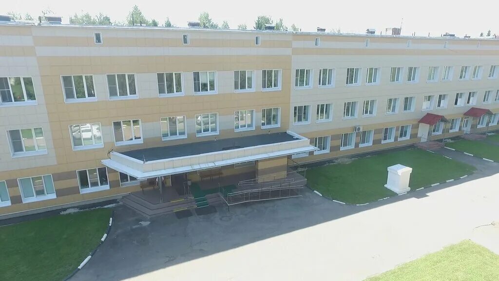 Поликлиника вороновская 25б микрорайон центральный фото Panorama: Voronovskaya bolnitsa, hospital, Россия, посёлок ЛМС, микрорайон Центр