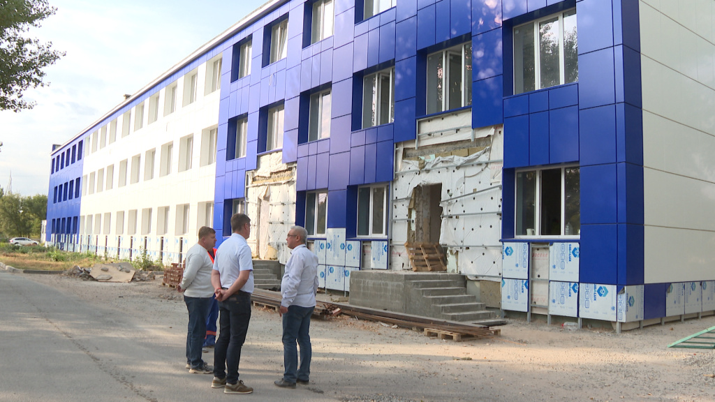 Поликлиника знаменск астраханская область новая фото В городе Знаменск Астраханской области завершается ремонт поликлиники