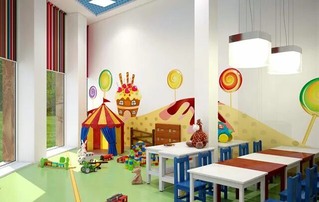 Полилингвальный детский сад оформление Best Kids Furniture for Playrooms and Daycares