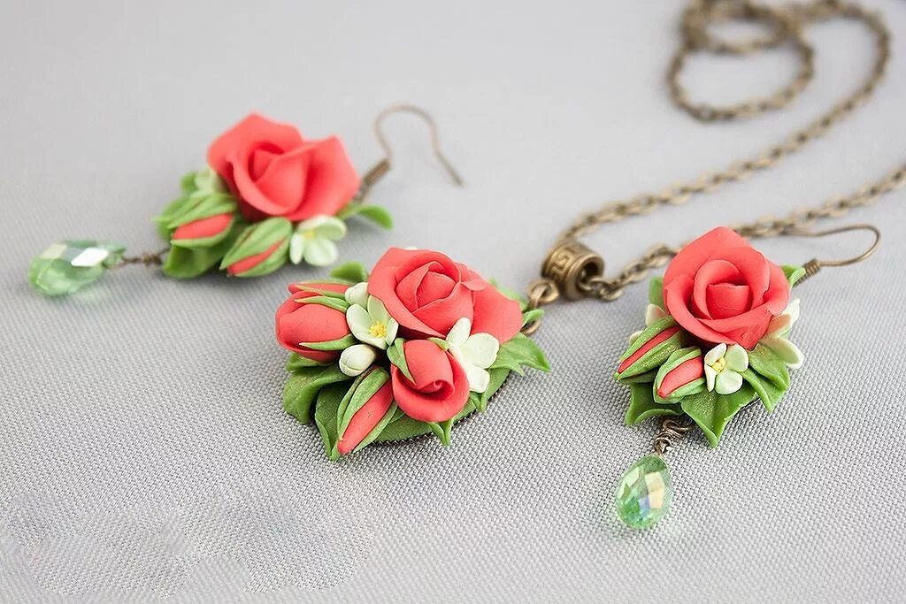 Полимерная глина фото работ Pin by Gaby Barrera on jewelry Polymer clay flowers, Polymer clay crafts, Polyme