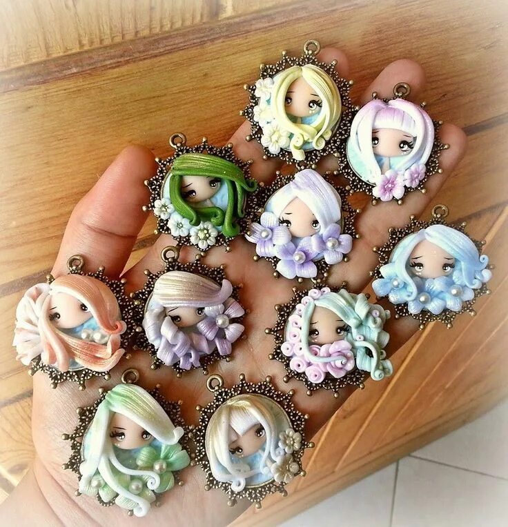 Полимерная глина поделки своими руками фото Pin on porcelana fria Polymer clay crafts, Polymer clay dolls, Polymer clay crea