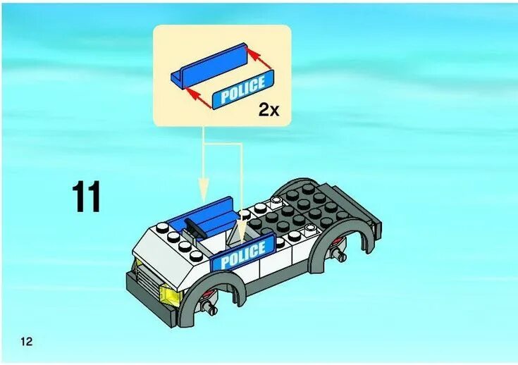 Полицейская машина инструкция по сборке City Police Rescue - Police Headquarters Lego 7744 Lego activities, Lego city po