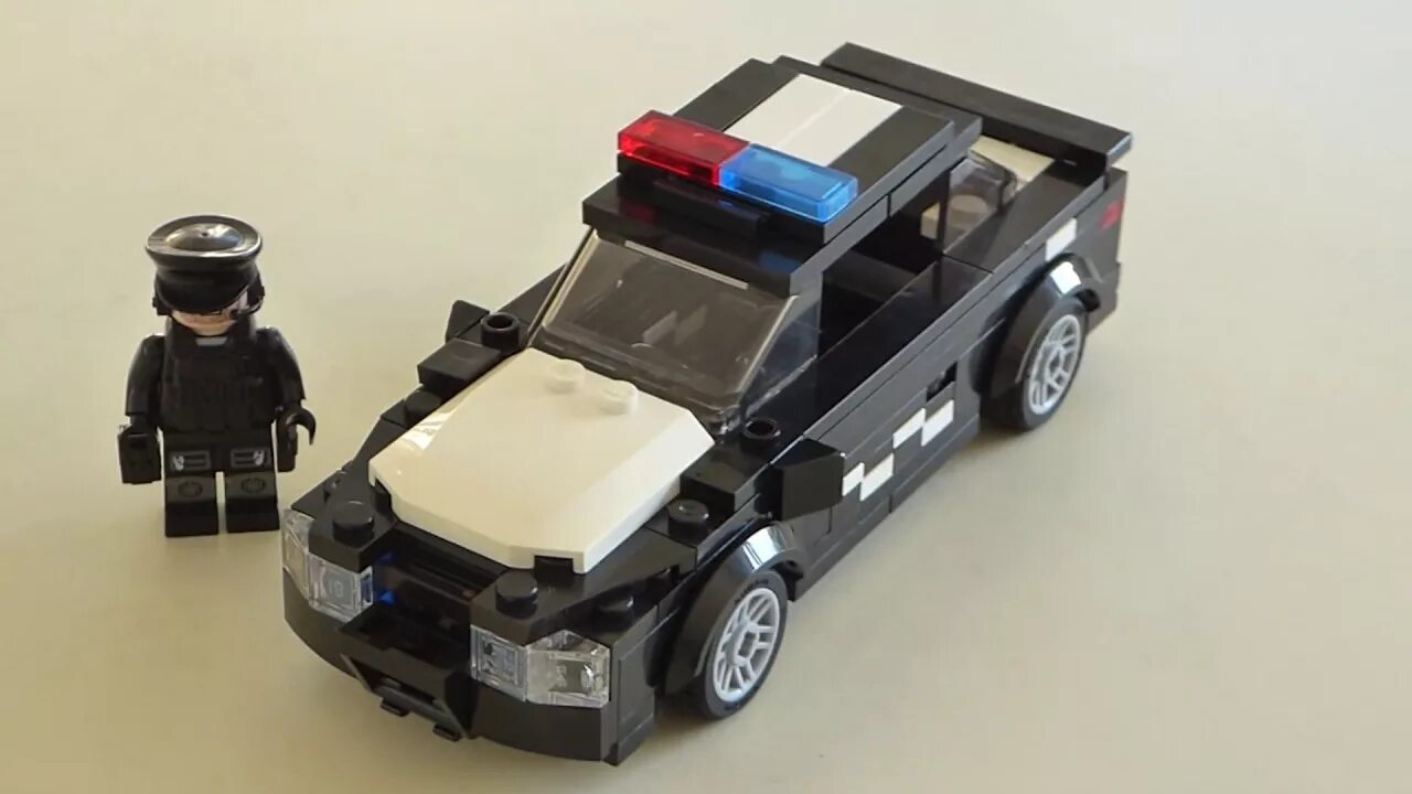 Полицейская машина самоделка Lego Chequered Police car MOC - YouTube