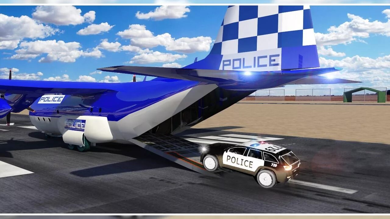 Полицейский самолет фото Police Airplane Transport Car Android Gameplay - YouTube