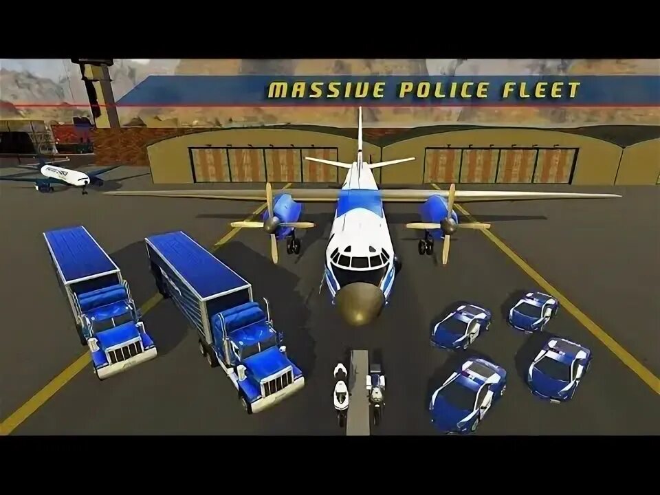 Полицейский самолет фото Police Plane Car Transporter #02 Android Gameplay - YouTube