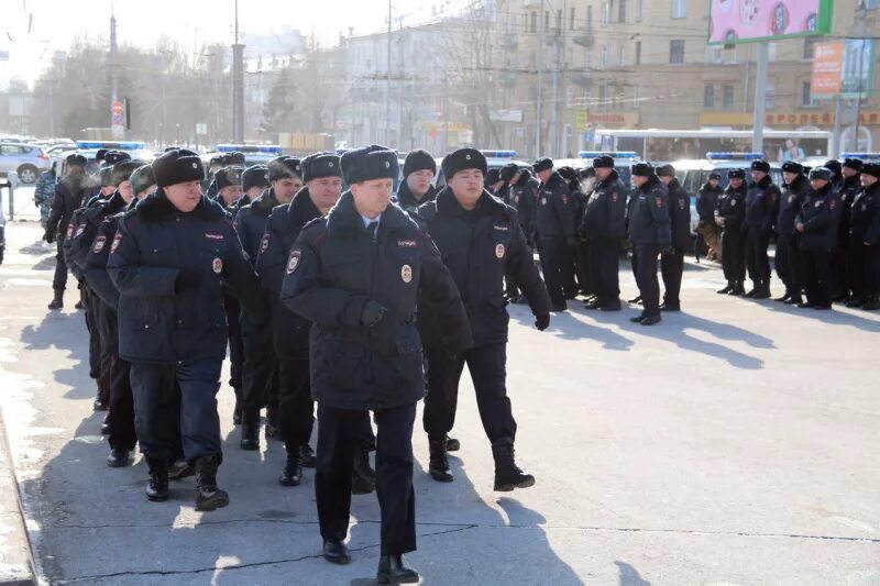 Полиция новосибирск фото В Новосибирске состоялся централизованный развод гарнизона полиции