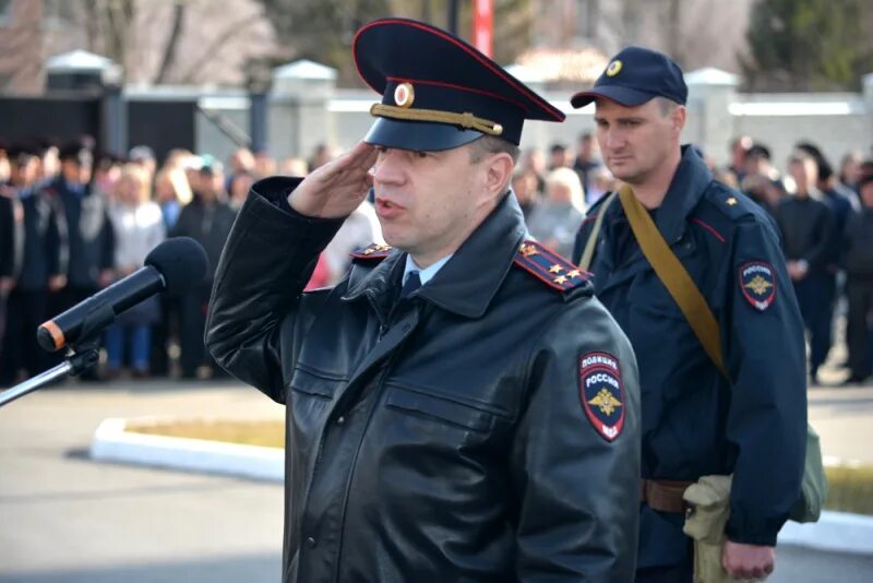 Полиция пензы фото Священник благословил сводный отряд пензенской полиции перед служебной командиро