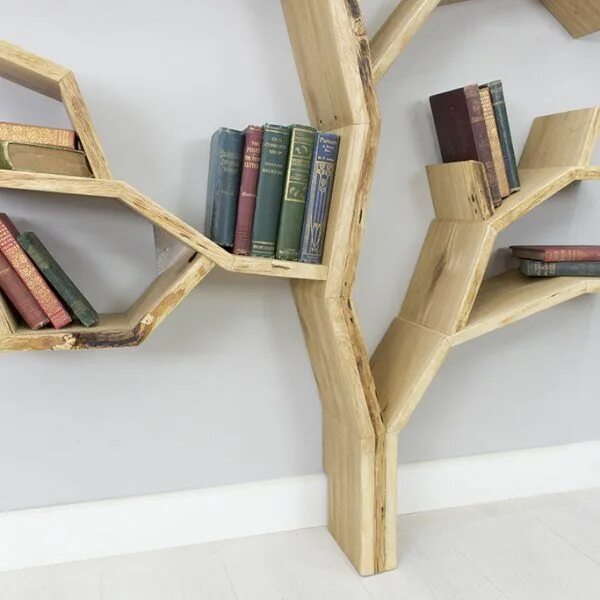 Полка дерево на стену фото Product Archive Tree bookshelf, Tree shelf, Wood bookshelves