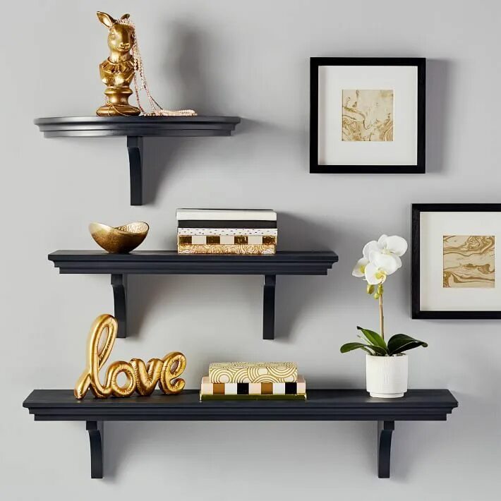 Полка на стену декор The Emily & Meritt Simple Shelves Bedroom decor, Decor, Living room decor