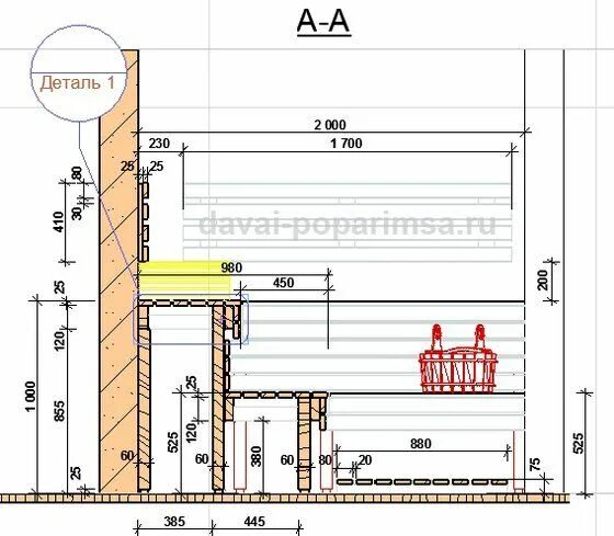 Полка в парилке своими руками чертежи Полочка для бани своими руками фото Sauna design, Sauna house, Outdoor sauna