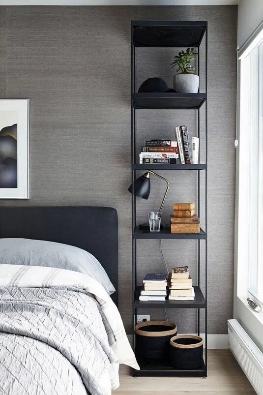 Полка в спальню фото Ferforje Kitaplık Ferforje Kitaplık Modelleri Naturel Ferforje Bedroom decoratin