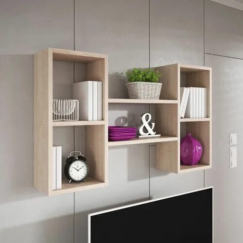 Полка закрытая новые какие фото Wall & Display Shelves Cube shelves, Wall shelf decor, Unique wall shelves