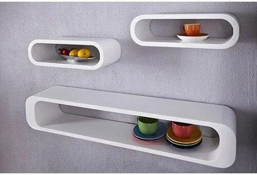 Полка закрытая новые какие фото 1970s-style Space Age Floating Shelves by Neofurn