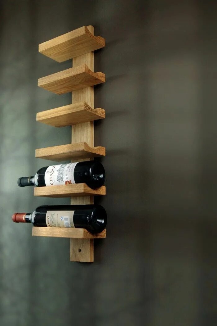 Полки для вина фото Idées créatives armoire à vin mural Modern wine rack, Wine rack, Wine rack desig