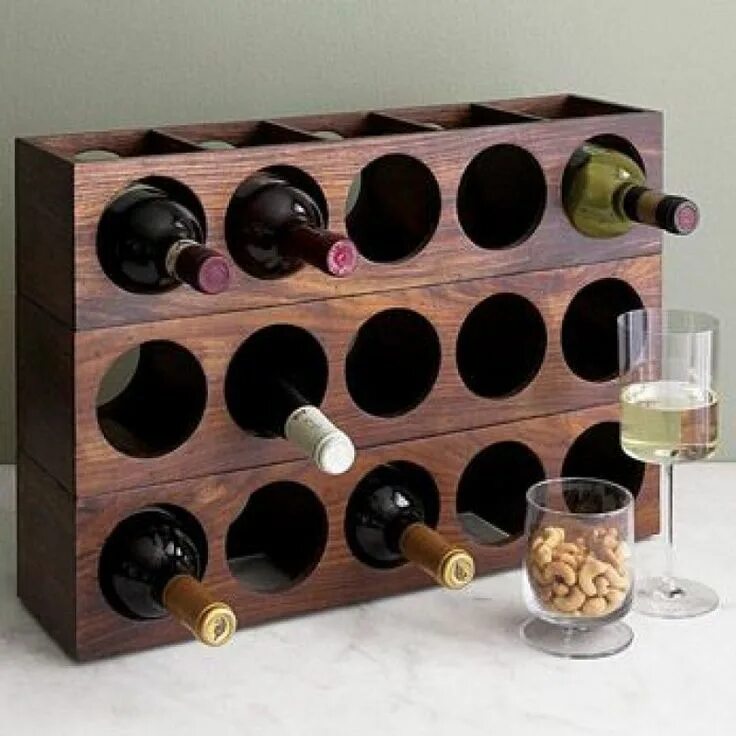 Полки для вина фото Wine rack, Wine shelves, Wood wine racks