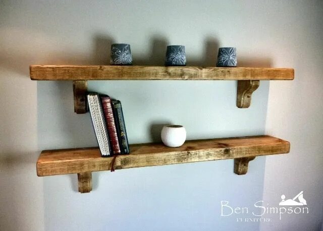 Полки из дерева своими руками фото Floating mantel ideas Rustic wooden shelves, Wooden shelves, Rustic shelves deco