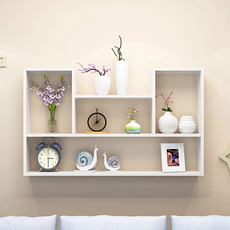 Полки на стену в интерьере Hot Selling Wooden Home Wall Decoration,High Quality Wall Decoration,Floating Wo