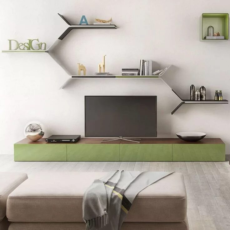 Полки на стену в интерьере современные Tarvo Wall Shelf Modern living room wall, Wall shelves living room, Wall shelves