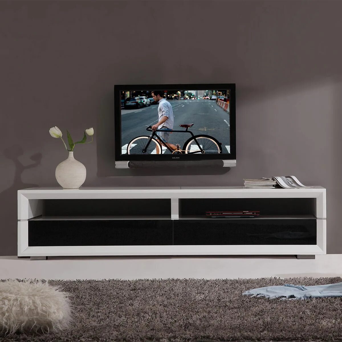 Полки под телевизор напольные длинные современные фото 2024 Best of Valencia 70 Inch Tv Stands