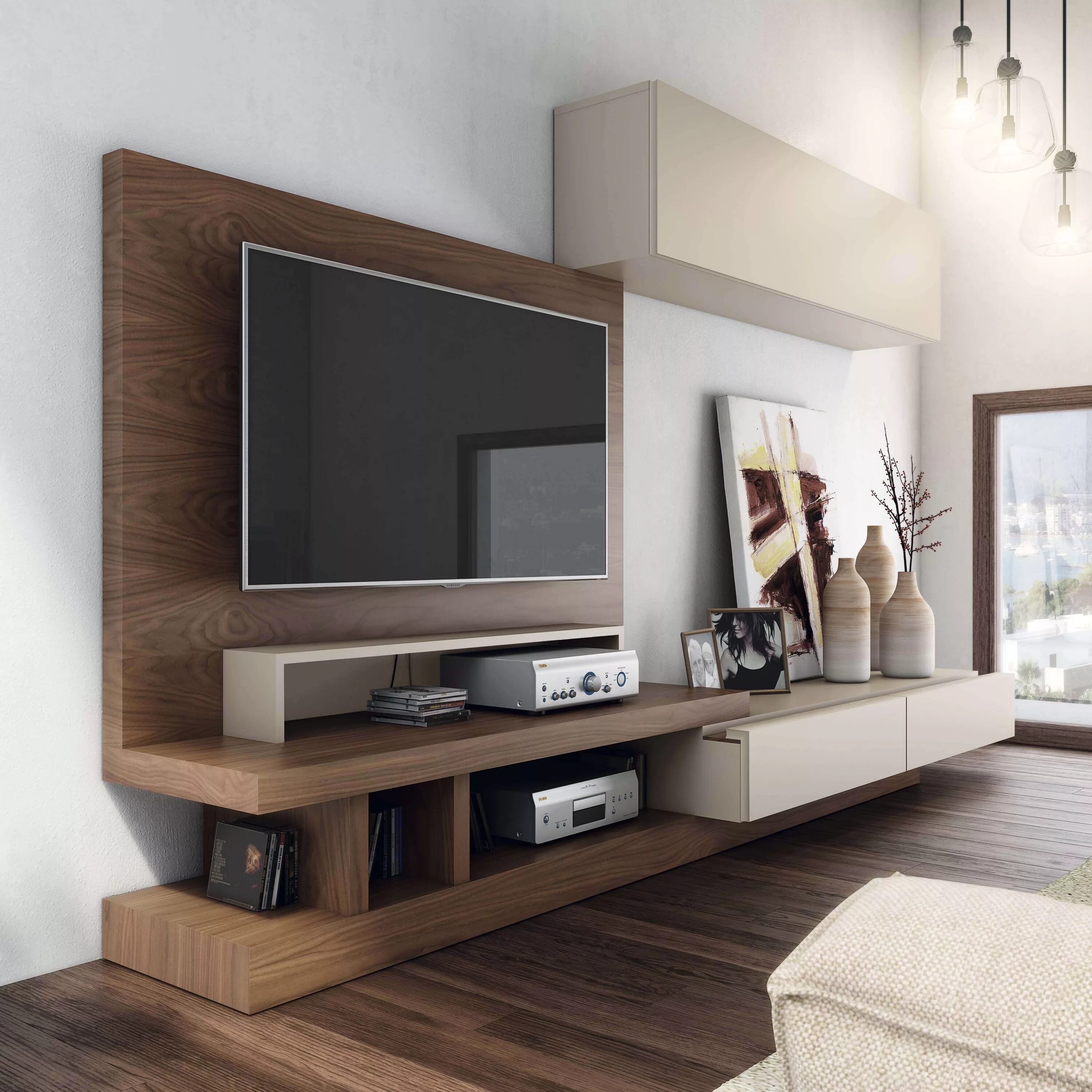 Полки под телевизор в гостиной фото TV Wall Unit Latest Design Ideas Wall unit decor, Living room tv, Modern wall un