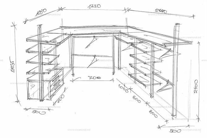 Полки в гараж своими руками чертежи Гардеробная комната