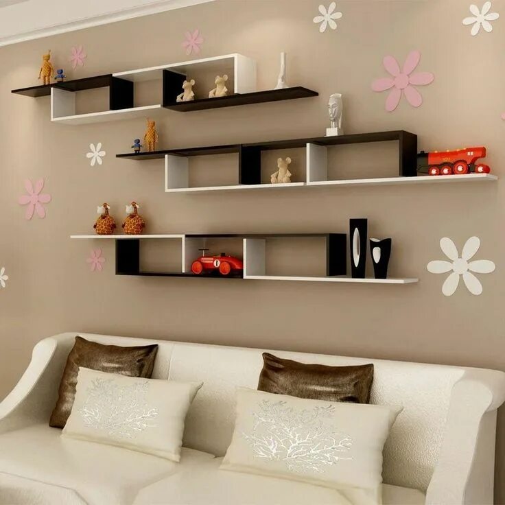 Полки в комнате фото Полки на стену над кроватью: 10 лучших фото (идей) Wall shelves design, Shelf de