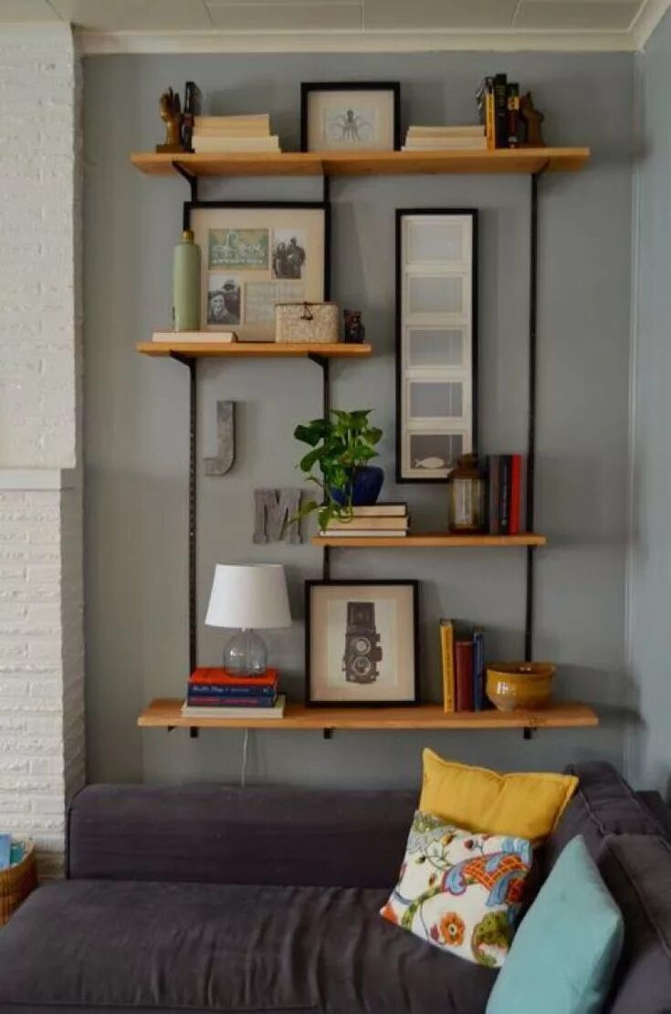 Полки в комнате интерьер 30+ Exclusive Wall Shelf Ideas In 2021 Shelves for Every Room Decoração sala, De