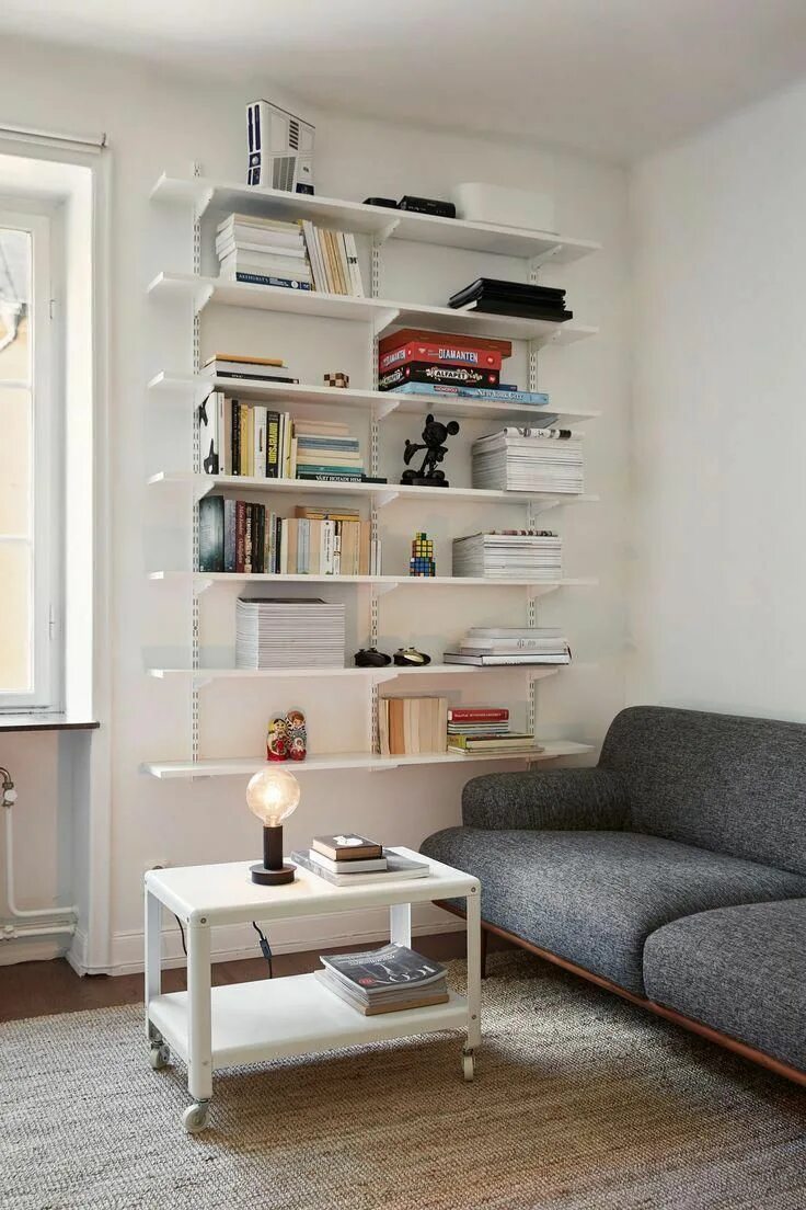 Полки в квартире фото Excellent Pictures Living Room Ikea Hacks. Easy DIY Built-Ins From Ikea BILLY Bo