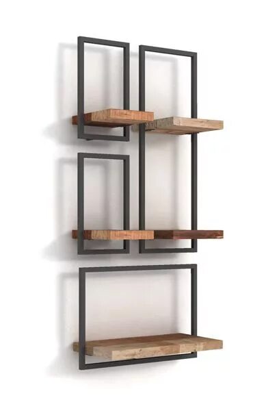 Полки в стиле лофт настенные металлические Shelfmate Inspiratie! Met de meest populaire d-Bodhi Shelfmate opstellingen bren