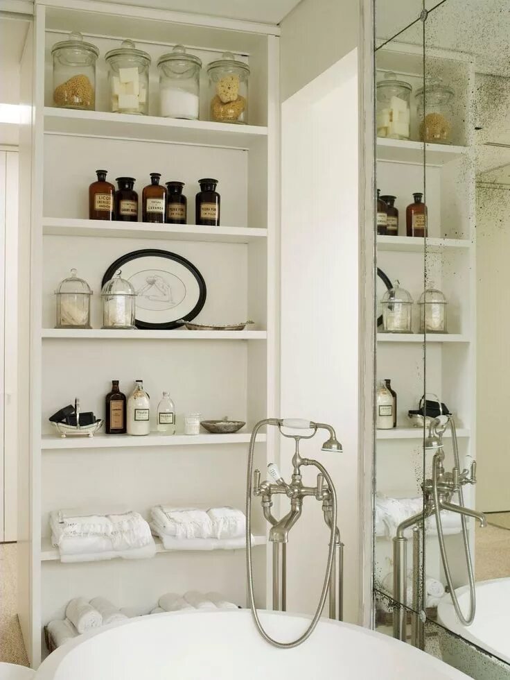 Полки в ванной интерьер apothecary bathroom - Bing Bathroom decor, Bathroom inspiration, Shabby chic bat