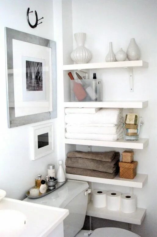 Полки в ванной комнате фото 53 Bathroom Organizing And Storage Ideas - Photos For Inspiration Diy bathroom s