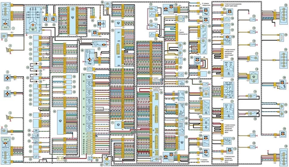 Полная электросхема Климат контроль от газели-бизнес и обогрев емеля ук 2 - УАЗ Patriot, 2,7 л, 2007