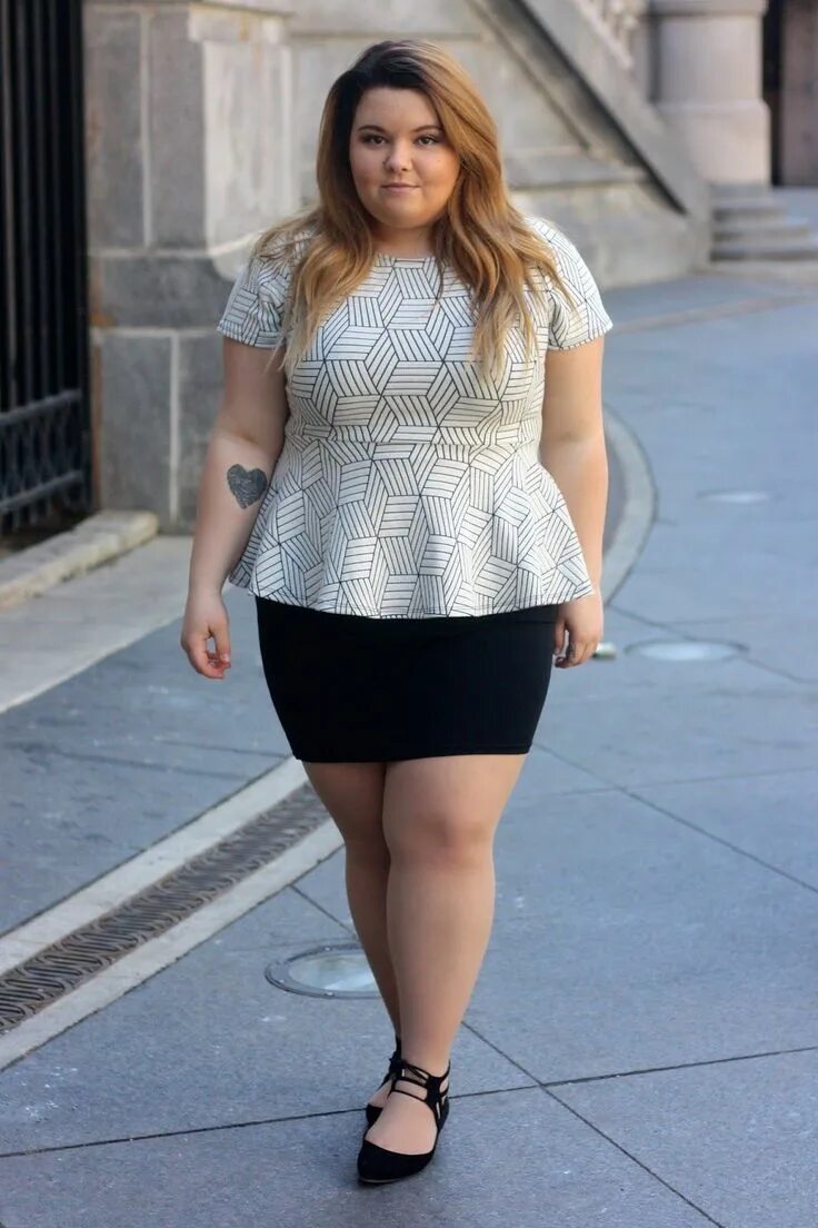 Полные девушки фото в домашних условиях plus size, peplum top, plus size fashion, natalie craig, natalie in the city, ch